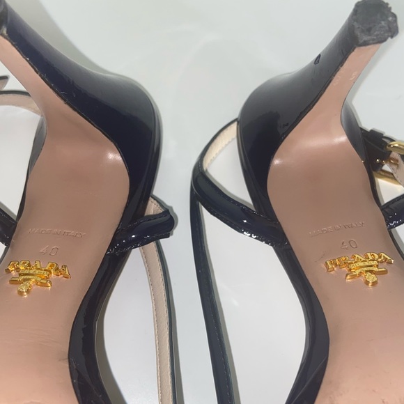 Authentic Prada Navy Blue Heels - Picture 13 of 13